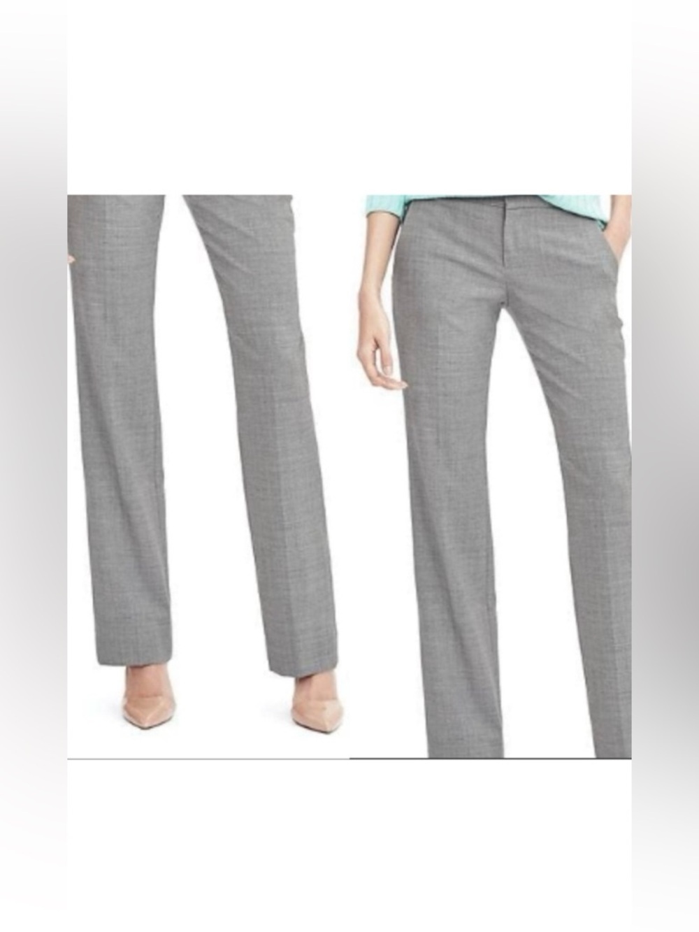 Banana Republic Mid Rise Straight Fit Logan trousers